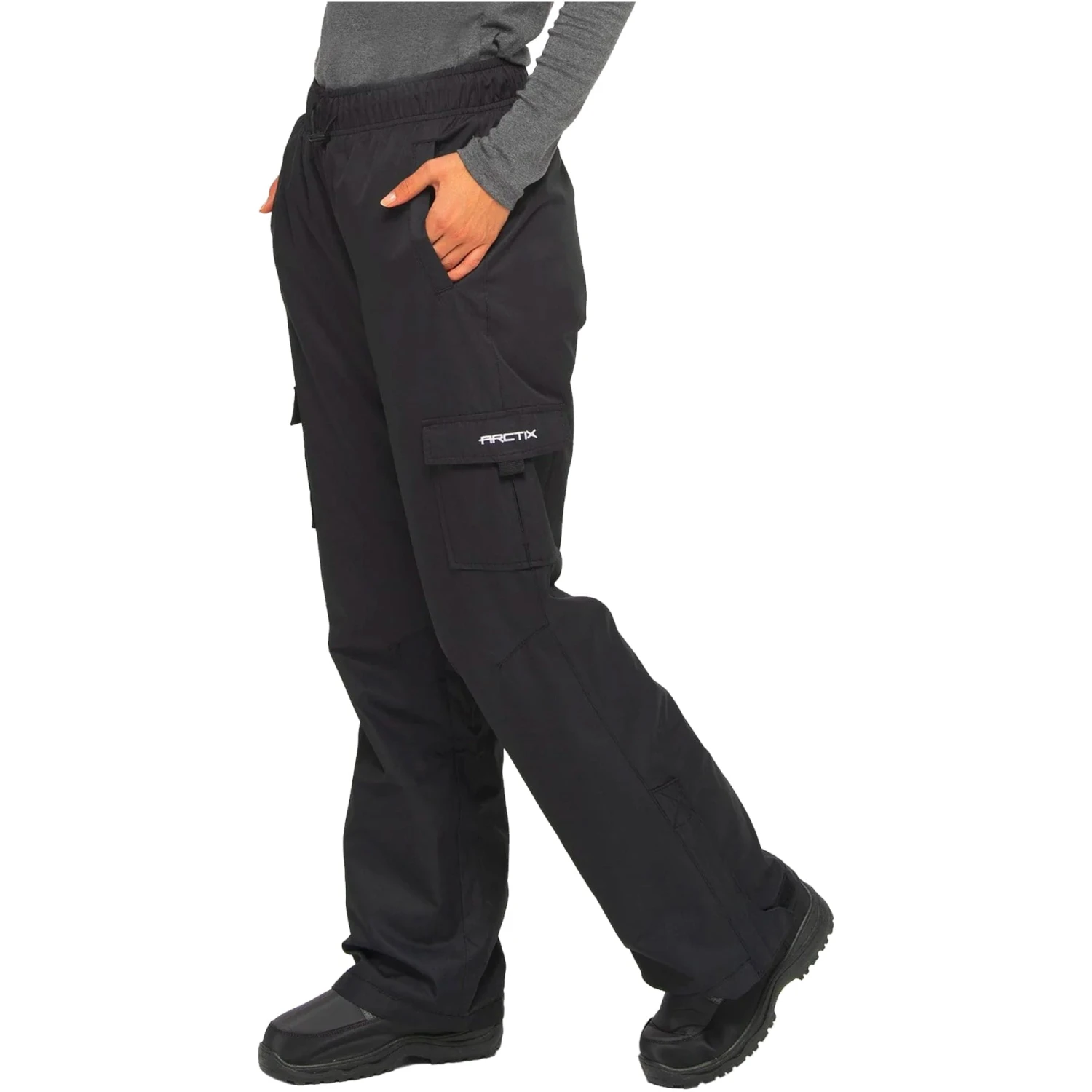 Arctix Womens Lumi Fleece Lined Cargo Pants Short - Image 2